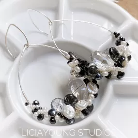 Black and White Gem bouquet