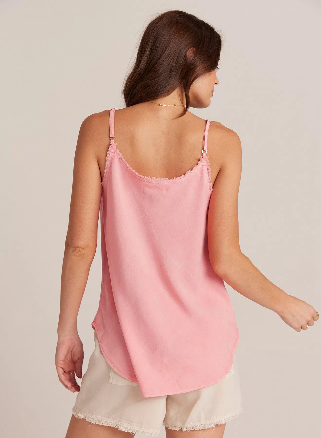 Frayed Cami - Blossom Pink