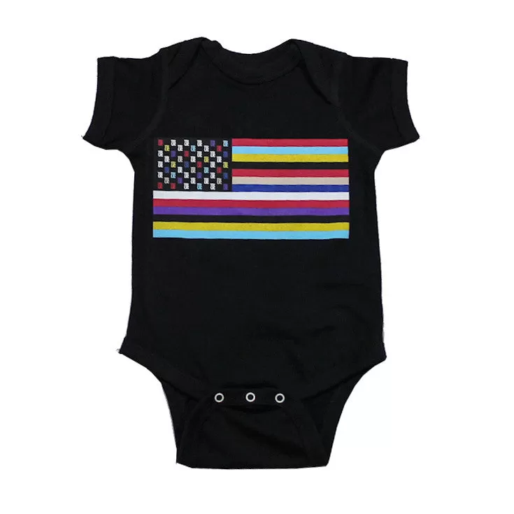 Kids True Flag 2 One Piece Black